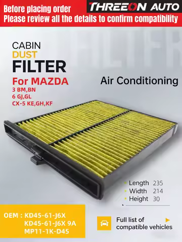 WESTGUARD Activated Carbon Air Cabin Filter For MAZDA 6 GJ,GL MAZDA CX-5 KE,GH KF KD4561J6X TK4861J6