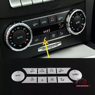台灣現貨適用於賓士 Benz C級W204 2011-13 GLK X204汽車空調開關按鈕 空調按鈕貼紙