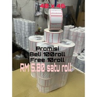 Rongta Ashica Digi Bizerba Timbang Label Sticker KG Gram Penimbang Label Pelikat