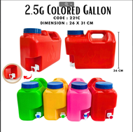 2.5 WATER GALLON/ 10l WATER CONTAINER GALLON/ WATER GALLON WITH FAUCET
