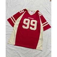 2025 New 49ERS No. 99 Loose Sleeve T-shirt Made of Dry Unisex Active Sports Style