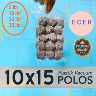 Vacuum Plastic POLOS 10x15 Plastic Vacuum Bag 10 x 15 Retail Frozen Plastic Retail