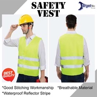 Reflective Safety Vest With High Visibility Safety Clothing Jaket Keselamatan Lelaki Perempuan