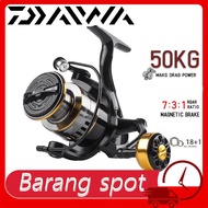 DAIWA Reel Spinning Mesin Pancing Fishing Reel 5.2:1 Gear Ratio Fishing Accessories 50kg MAX DRAG