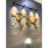 Modern Wall Art & Decoration - World Map 3D Wood Crafts, LaserCut, Fine Art.