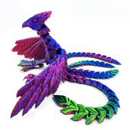 3D in Print Phoenix Toy Long Tail Model Đồ Chơi Mô Phỏng Chuyển Giới Đồ Trang Trí Nhà Đồ Chơi Động V