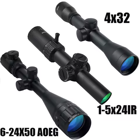 4x32 Scope 2-6X32AOE 1-5x24IR Centerline Hunting Optical Short Scope Tactical Shooting Collimator Sc