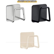 FREEYIO785BH Universal Hook, Stainless Steel Adhesive Kitchen Sink Shelf, Organizer Black Silver Spo