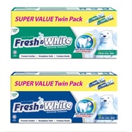 FRESH & WHITE Toothpaste Extra Cool Mint/Fresh Cool Mint 2 x 225g