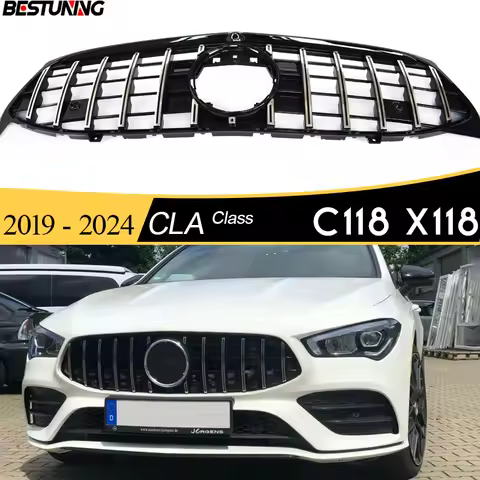 CLA45 Type front Replacement Panamericana Grille for Mercedes 2019 - 2024 CLA Class Coupe C118 X118 