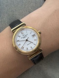✅old money -皮帶復古18K金錶-罕有揭底蓋✅萬國IWC 1850 Da Vinci ceramic dial 陶瓷面✅ 實體交收🏠保證原裝正貨✅