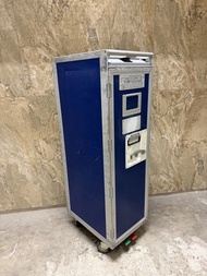飛機餐車 藍色航空餐車 half cart