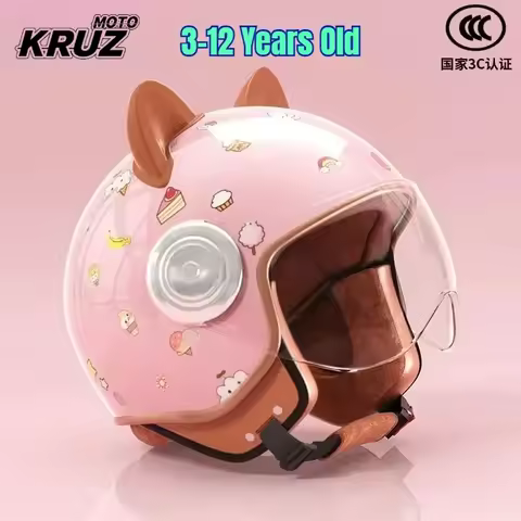HOT 3-12 Years Old Safety Protection Kids Scooter Helmets Cute Cartoon Electric Motorcycle Bicycle M