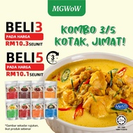 MGWoW Halal Ready To Eat  Chicken Perasa Makanan Travel Food Ayam  Rendang  Nyonya  Combo150g