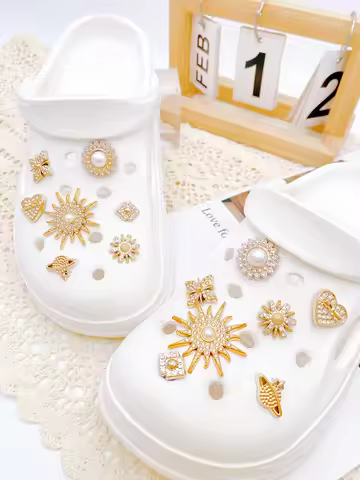 14-piece shoe decoration DIY casual shoe decoration - An interesting and versatile way to personaliz