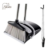 Broom and Dustpan Set with Dust Pan Teeth Broom and Dustpan Set