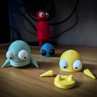 3D Printed REPO Robot Squatting Jointed Action Figures REPO Monsters Game Peripherals