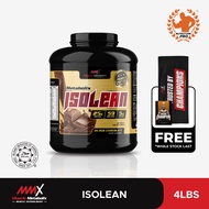 MMX Muscle Metabolix|Metabolix ISOLEAN 4LBS-59 serv+100% isolate+Turun Berat+Bina Otot+0 Gula/Lemak+