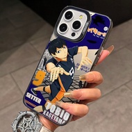 Volleyball Anime Haikyuu Tobio Kageyama Casing for Apple Galaxy A72 A71 A56 A55 A54 A53 A52 A51 A50 