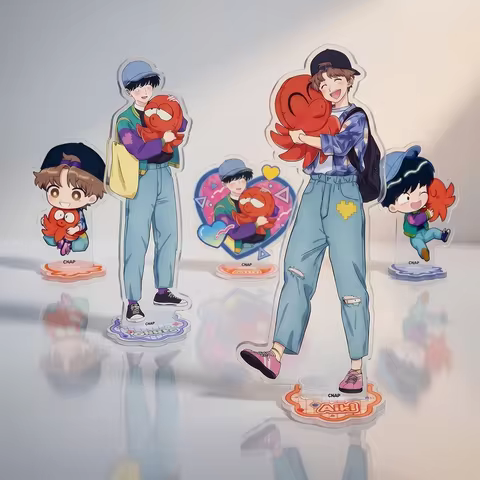 Go for It, Nakamura! Nakamura Okuto Hirose Aiki 15CM Cute Anime Acrylic Stand keychain Desk Decor Pe
