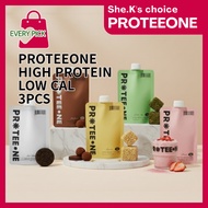 PROTEENE Protein Shake High Protein Low Cal Korean Career Women 123kcal 23g 5Flavor 3pcs