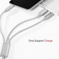 Data Cable Casan Vibox 3in1 Data Cable / Usb Cable 3in1 Micro Type C Lightning Iphone