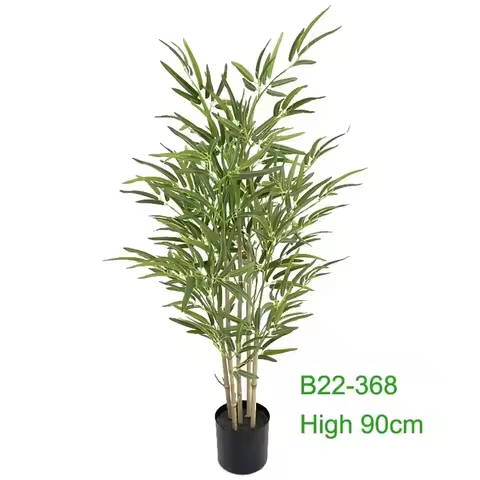 Hight Quality Cheap Price Natural Trunk Bamboo Tree Plastic Artificial Plants 3ft 4ft 5ft 6ft 7ft in