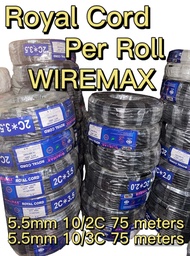 WIREMAX Royal Cord 5.5mm² 10/2C 10/3C Per roll 75 Meters