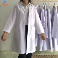 Áo blouse bác sĩ nữ cao cấp Nidala dáng dài tay dài chất vải dày dặn  đường may đẹp sắc xảo