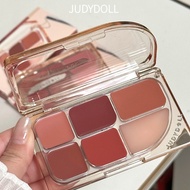 JUDYDOLL Lipstick Plate 橘朵口红盘六色可自调色 White Clear Watery Nude