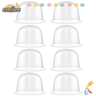 EMILEE Bucket Hat Storage , Inner Support PVC Baseball Hat Display Rack,  Transparent Cover 50-57cm 