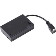 Qwertfeet Battery Box3Festival AA Battery with cover and switch connection USB Port USB Port Battery