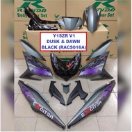 Cover Set Rapido Y15ZR V1 V2 Yamaha Dusk & Dawn Color Blue Black Y15 Accessories Motor Ysuku Blue Y1
