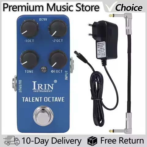 IRIN RS-19 Electric Guitar Effect Talent Octave Effect Pedal True Bypass Mini Single Guitar Pedal Gu