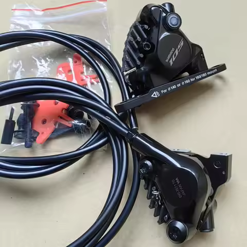 SHIMANO BR-R7170 105 Hydraulic Disc Brake Caliper Road Bike With or without oil hoses and Brake pads