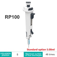 Joanlab เครื่องจ่ายของเหลวแบบต่อเนื่องปิเปตต์สำหรับห้องปฏิบัติการปรับได้สเต็ปเปอร์ปริมาณ0.5-50มล.