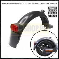 Electric Scooter Rear Mudguard Fender Replacement for Xiaomi m365 MIJIA essential, Pro and Mi3 scooter