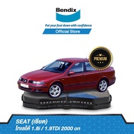Bendix Brake Pads SEAT Toledo 1.8i/1.9TDi (Year 2000-Up) Front Disc + Rear (DB1405 DB1192)