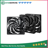 Arctic P12 Slim PWM PST 12CM Value Pack Case Fan 3 Pack Murah