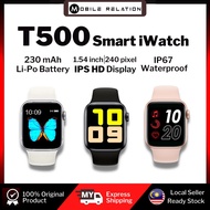 T500 Smart Watch IP67 Water all Touch Screen Smartwatch Sport Heart Rate Monitoring Answer Calls