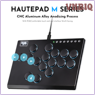 VNBIQ สติ๊กต่อสู้ควบคุม Hitbox Arcade อะลูมิเนียมอัลลอย CNC Haute42สำหรับ PC/Ps3/ Ps4/สวิตช์/กล่องตีไอน้ำ Stickless Controller.