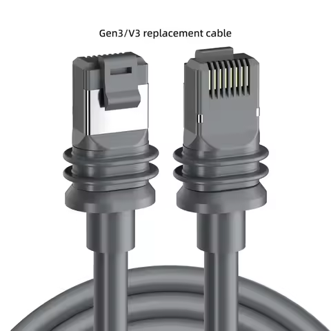 Starlink V3/Gen3 Router Starlink Cable Extension Gigabit Ethernet Cable Plug and Dish For Starlink S