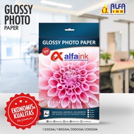 Alfaink GLOSSY PAPER PREMIUM PAPER Photo PAPER WaterProff Thickness 125gsm 180gsm 200gsm 230gsm Photo- SHSNP