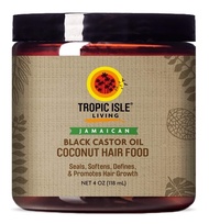 [ iiMONO ] Tropic Isle Living Jamaican Black Castor Oil Hair Food | Coconut Jamaican Black Castor Oi