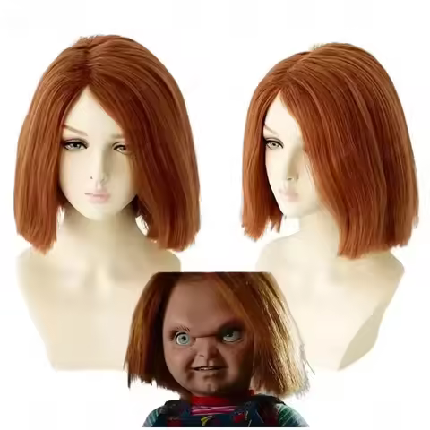 Chucky Cosplay Wig Bride of Chucky Heat Resistant Cosplay Costume Wigs