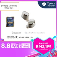 B&W Bowers & Wilkins Pi8 True Wireless Active Noise Cancellation (ANC) and Bluetooth Earbuds - Audio