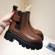 KY/16 Platform Ankle Boots British Style Dr. Martens Boots Children2023Autumn and Winter New Fashion Casual Chelsea Smok