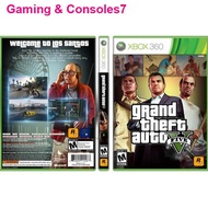 Consoles✕۞XBOX 360 OFFLINE GTA 5 GRAND THEFT AUTO V [2 DVD] (FOR MOD CONSOLE)