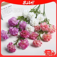 5Heads Carnation Bouquet Artificial Flower Home Bedroom Decoration Bunga Hiasan Ruang Tamu 康乃馨花束
