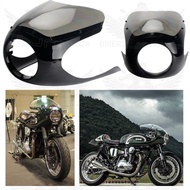 universal cafe racer windshield fairing suitable for round headlight ready stock